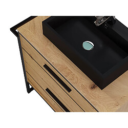 Acheter Pegane Meuble de salle de bain - Chêne clair
