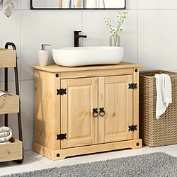 Avis vidaXL Armoire lavabo Corona