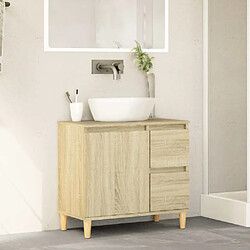 Avis vidaXL Chêne sonoma 65x33x60 cm