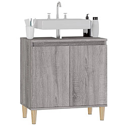 Acheter VidaXL Meuble Évier Gris Sonoma