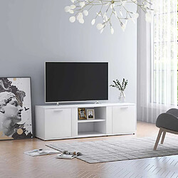 vidaXL Meuble TV - Blanc