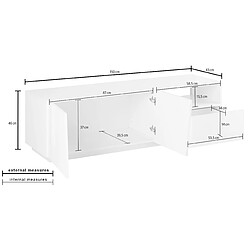 Acheter Alter Meuble TV - Gris ardoise