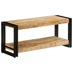 vidaXL Meuble TV 90x30x40 cm Bois de manguier massif