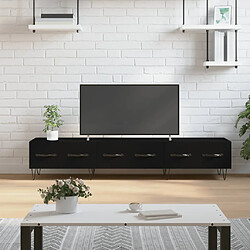 vidaXL Meuble TV - Noir