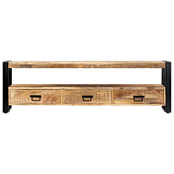 Helloshop26 Meuble TV en manguier - Bois