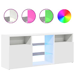 vidaXL Meuble TV LED