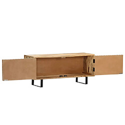 Helloshop26 Meuble TV en manguier - Bois pas cher