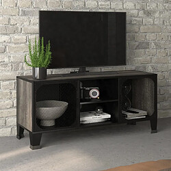 vidaXL Meuble TV - Gris