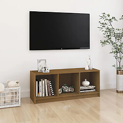 vidaXL Meuble TV - Marron miel