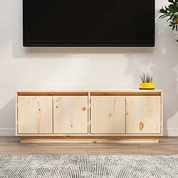 vidaXL Meuble TV Bois de Pin - 110 cm