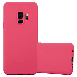Cadorabo Coque Samsung Galaxy S9 - Rouge Coque ultra fine TPU - Design Candy - Protection efficace