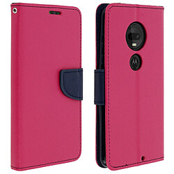Avizar Motorola Moto G7 - Housse Fancy rose