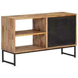 Helloshop26 Meuble TV - Bois de Teck Recyclé 90 cm