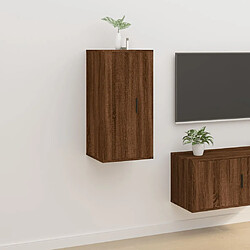 vidaXL Meuble TV mural 40 cm - Chêne marron