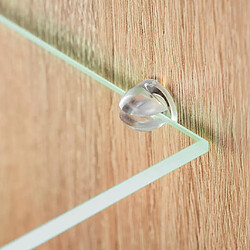 Acheter Helloshop26 Meuble TV mural LED - Chêne