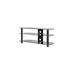 Ateca Meuble Télévision 140 cm Noir