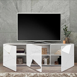 Meuble TV Victory - Blanc pas cher
