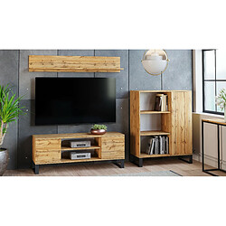 Ht meubles meuble TV Flint - Chêne