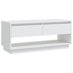 vidaXL Meuble TV - Blanc