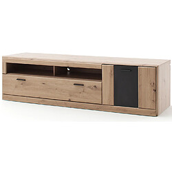 Pegane Meuble TV design - Chêne