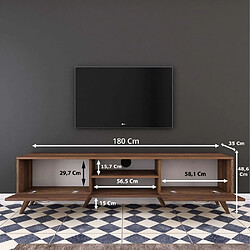 Avis Hanah Home Meuble TV Noyer Bing