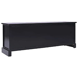 Avis vidaXL Meuble TV - Noir