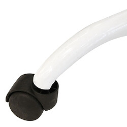 Acheter The Home Deco Factory Chaise de bureau à roulettes design Kiruna - Blanc