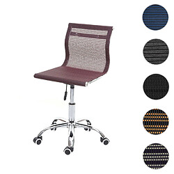 Mendler Chaise de bureau pivotante - Bordeaux