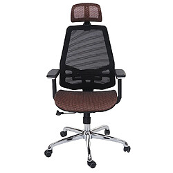 Mendler Fauteuil de bureau pivotant - Noir