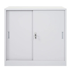 Mendler Armoire de bureau Boston - Gris