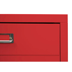 Acheter Mendler Caisson de bureau à roulettes - Rouge