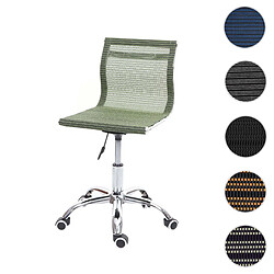 Mendler Chaise de bureau HWC-K53 - Vert