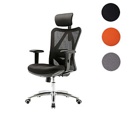 Mendler Fauteuil de bureau ergonomique - Noir