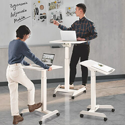 Maclean Meuble de bureau - Blanc pas cher