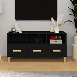 vidaXL Meuble TV Blanc 102x36x50 cm