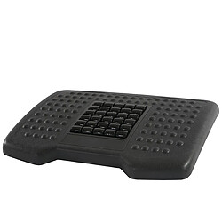 Mendler Repose-pied inclinable - Noir Repose-pied de bureau - inclinable - plastique - noir