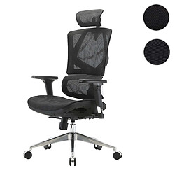 Mendler Fauteuil de bureau pivotant - Noir
