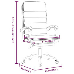 Vidaxl VIDA Fauteuil de massage - Marron pas cher