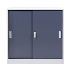 Mendler Armoire-classeur de bureau - Anthracite
