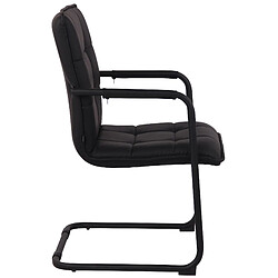 Decoshop26 fauteuil de bureau - Noir