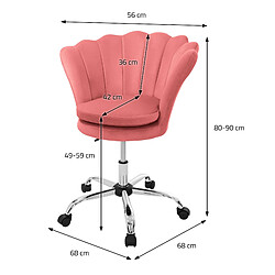 Acheter Ml-design fauteuil de bureau - Rose