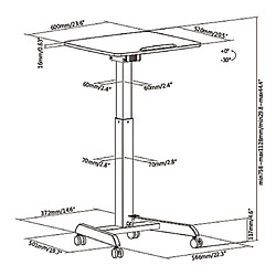 Acheter Maclean Meuble de bureau - Blanc