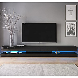 Mes Meuble TV VIVALDI FLY 280 cm Noir