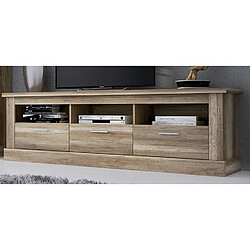 Pegane Meuble TV vintage - Chêne