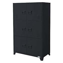 Ml-design Armoire vestiaire 6 portes - Anthracite