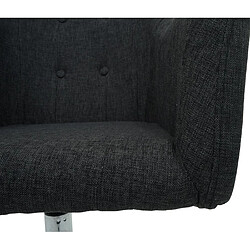 Acheter Mendler Chaise de bureau - Gris foncé