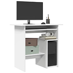 vidaXL Bureau - Blanc
