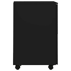 Avis vidaXL Classeur mobile - Noir 39x45x67 cm