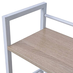 Acheter vidaXL Bureau chêne avec bibliothèque