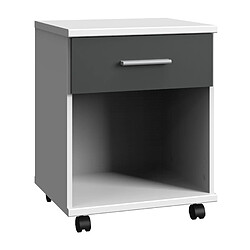 Pegane Caisson mobile de bureau - Blanc